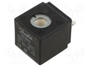 Accessories: coil for solenoid valve; 240VAC; 9mm; IP00; -40÷50°C DANFOSS