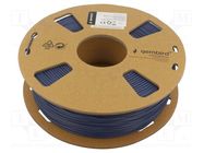 Filament: PLA-MATT; 1.75mm; navy blue; 190÷220°C; 1kg GEMBIRD