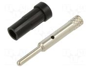 Connector: 2mm banana; socket; 10A; 30VAC; 60VDC; black; insulated STÄUBLI