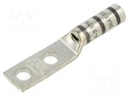 Tip: ring tube; 1/4"; crimped; for cable; copper alloy; 4AWG PANDUIT