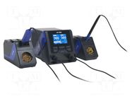 Service station; 200W; 150W; 150÷480°C; 230VAC; Display: LCD; Ch: 2 ATTEN