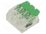Quick splice; 32A; 450V; for cable; spring clamp; 24AWG÷12AWG DEGSON ELECTRONICS