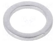 Gasket; aluminium; Thk: 1mm; Øint: 8mm; Øout: 11.5mm; DIN 7603 ELESA+GANTER