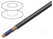 Wire; NYY; 12x4mm2; round; wire; Cu; PVC; black; 600V,1kV HELUKABEL