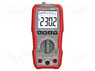 Digital multimeter; LCD; (6000); 3x/s; VDC: 60mV÷600V; 600Ω÷60MΩ SEFRAM