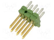 Connector: pin strips; pin header; male; PIN: 6; AMPMODU MOD II TE Connectivity