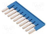 Comb bridge; ways: 10; blue; Width: 5mm; UL94V-0 PHOENIX CONTACT