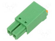 Connector: pluggable terminal block; plug; female; 8A; 160V; green PHOENIX CONTACT