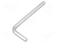 Wrench; inch,hex key; HEX 3/16"; tool steel; 77mm KING TONY