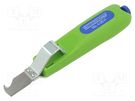 Stripping tool; Øcable: 4÷28mm; Wire: round; Tool length: 185mm WEICON