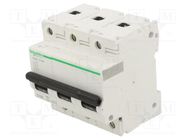 Circuit breaker; 230/400VAC; Inom: 100A; Poles: 3; Charact: C; 15kA SCHNEIDER ELECTRIC