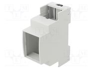 Enclosure: for DIN rail mounting; Y: 89mm; X: 36mm; Z: 67mm; ABS KRADEX