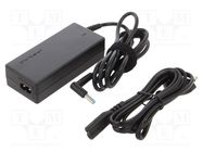 Power supply: switching; 19.5VDC; 3.33A; Out: 4,5/3,0; 65W; desktop QOLTEC