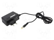 Power supply: switching; mains,plug-in; 9VDC; 2A; 18W; Out: 5,5/2,5 QOLTEC