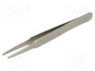 Tweezers; 123mm; for precision works; Blades: narrowed WELLER