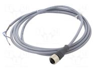 Cable: for sensors/automation; M12; PIN: 4; straight; 2m; plug; 3A TELEMECANIQUE SENSORS