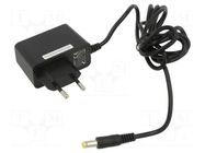 Power supply: switching; mains,plug-in; 5VDC; 1A; 5W; Out: 5,5/2,5 QOLTEC