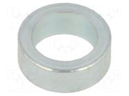 Spacer sleeve; 3mm; cylindrical; steel; zinc; Out.diam: 8mm DREMEC