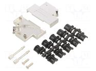 Enclosure for connectors: D-Sub; D-Sub 25pin,D-Sub HD 44pin ENCITECH