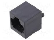 Connector: RJ45; socket; PIN: 8; Cat: 5; 8p8c; THT; straight EDAC