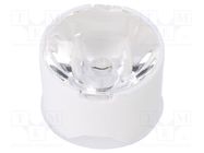 LED lens; round; plexiglass PMMA; transparent; 7÷16°; H: 14.8mm LEDIL