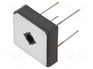 Bridge rectifier: single-phase; Urmax: 800V; If: 15A; Ifsm: 300A DC COMPONENTS