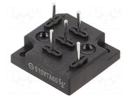 Bridge rectifier: three-phase; Urmax: 600V; If: 10A; Ifsm: 170A; THT SHINDENGEN
