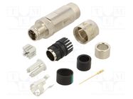 Connector: M12; plug; PIN: 8; male; X code-Ethernet; for cable; IP67 LUMBERG AUTOMATION