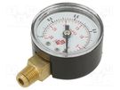 Vacuum gauge; -1÷0bar; non-aggressive liquids,inert gases; 40mm PNEUMAT