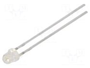 LED; blue; 3mm; 160÷320mcd; 90°; Front: convex; 2.7÷3.7VDC; 90mW EVERLIGHT
