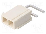 Socket; wire-board; male; Mini-Fit Jr; 4.2mm; PIN: 2; THT; 13A MOLEX