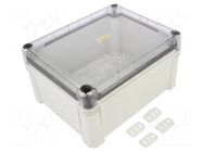 Enclosure: junction box; X: 191mm; Y: 241mm; Z: 126mm; polycarbonate OBO BETTERMANN