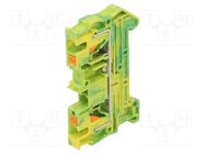 Splice terminal: rail; 0.2÷6mm2; ways: 1; terminals: 2; push-in PHOENIX CONTACT