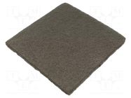 Filter; 178x178mm; chrom-nickel steel,chemical fiber; 5pcs. RITTAL