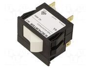 Circuit breaker; 4A; TA45; Leads: connectors; Button marking: O-I SCHURTER
