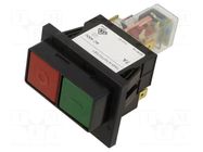 Circuit breaker; 7A; Poles: 2; SNAP-IN; IP65; TA45 Push button 3P SCHURTER