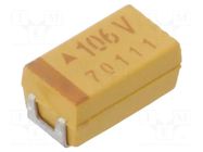 Capacitor: tantalum; 10uF; 35VDC; SMD; C; 2312; ±20%; -55÷125°C; TRJ KYOCERA AVX
