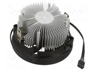 Heatsink: extruded; 12VDC; aluminium; 87.2m3/h; H: 63mm; W: 120mm Akasa