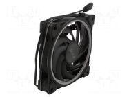 Fan: DC; axial; 12VDC; 120x120x25mm; 31.8dBA; HDB; 500÷2000rpm Akasa