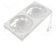 Fan: DC; axial; 12VDC; 240x125x25mm; 37.5dBA; ball; 900÷2000rpm Akasa