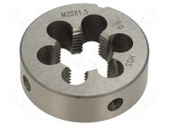 Threading die; high speed steel; M20; 1.5; Ø: 45mm; Thk: 14mm; 6g VÖLKEL