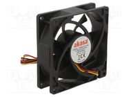 Fan: DC; axial Akasa