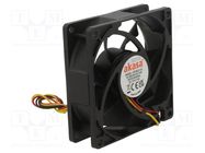 Fan: DC; axial Akasa