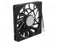 Fan: DC; axial; 12VDC; 120x120x15mm; 30.32dBA; EBR; 600÷1600rpm Akasa