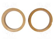 Spacer ring; MDF; 200mm; Audi; impregnated,varnished; 2pcs. 4CARMEDIA