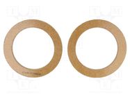 Spacer ring; MDF; 100mm; impregnated,varnished; 2pcs. 4CARMEDIA