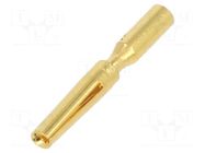 Contact; female; 1mm; gold-plated; 0.37÷0.75mm2; 22AWG÷18AWG; 10A AMPHENOL