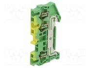 Splice terminal: rail; ST; spring clamp; yellow-green; 31A; ways: 1 PHOENIX CONTACT