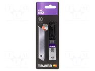 Blade; 18mm; 10pcs. TAJIMA