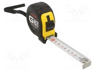 Measuring tape; L: 5m; Width: 19mm; Enclos.mat: ABS; Class: II TAJIMA